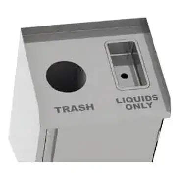 Lakeside Manufacturing 3320 Recycling Receptacle / Container, Metal