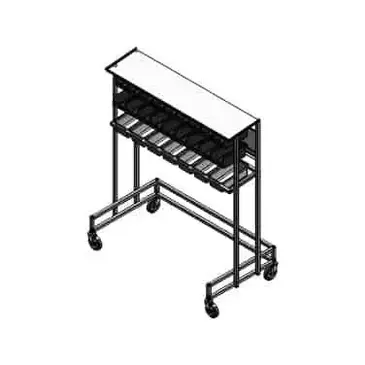 Lakeside Manufacturing DCD-2612 Tray Starter Set-Up Station