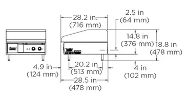 Lang Manufacturing 124S Griddle, Electric, Countertop