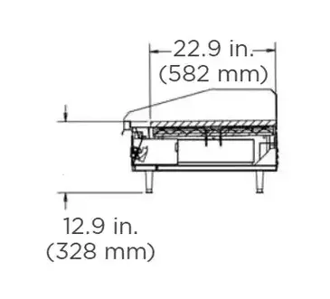 Lang Manufacturing 124S Griddle, Electric, Countertop