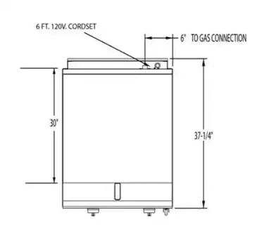 Lang Manufacturing 224ZSDC Griddle, Gas, Countertop