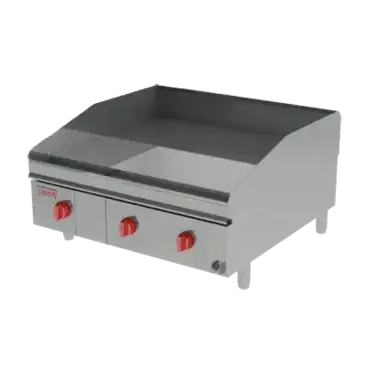 Lang Manufacturing 224ZTDC Griddle, Gas, Countertop