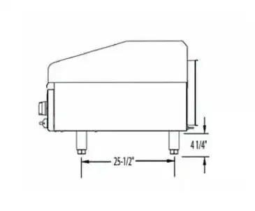 Lang Manufacturing 236ZTD Griddle, Gas, Countertop