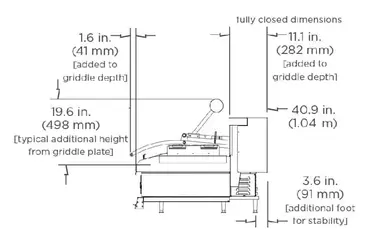 Lang Manufacturing CCSE12A Griddle with Platens, Electric