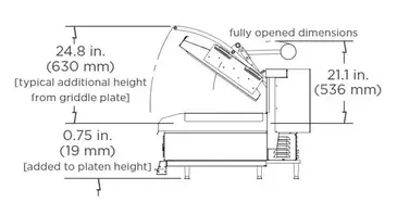 Lang Manufacturing CCSE12A Griddle with Platens, Electric