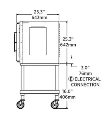 Lang Manufacturing ECOH-PP Convection Oven, Electric