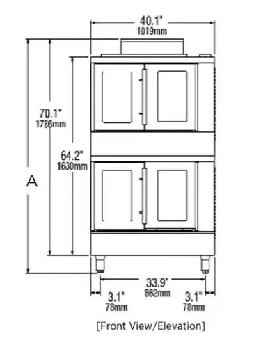 Lang Manufacturing GCOD-AP1 Convection Oven, Gas