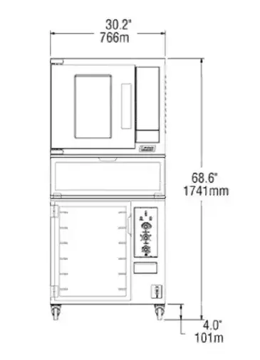 Lang Manufacturing MB-AP Convection Oven / Proofer, Electric