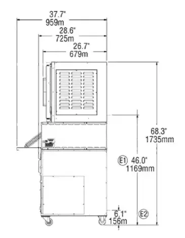 Lang Manufacturing MB-AP Convection Oven / Proofer, Electric