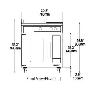 Lang Manufacturing R30C-APB Range, 30" Restaurant, Electric