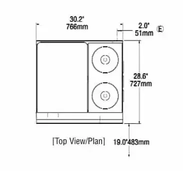 Lang Manufacturing R30C-APD Range, 30" Restaurant, Electric