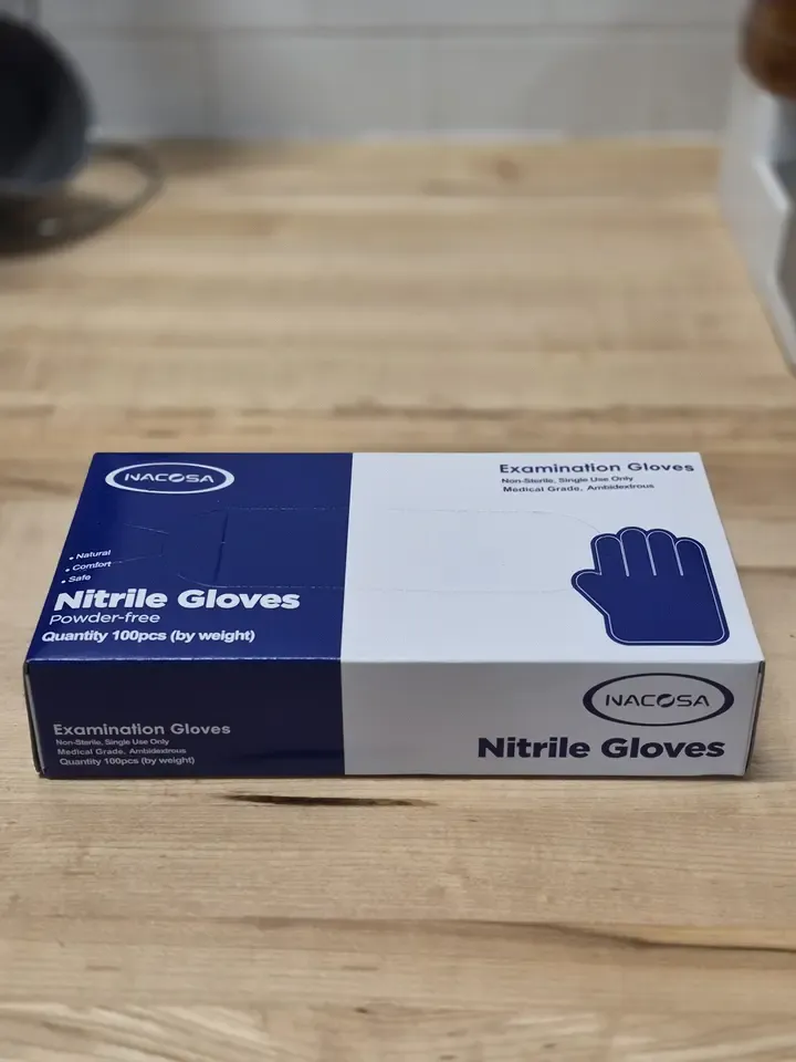 Ardous Trading Ardous Trading Large, Disposable Blue Nitrile Gloves