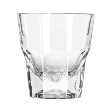 LIBBEY GLASS Rocks Glass, 4-1/2 oz., DuraTuff, Gibraltar, (36/Case), Libbey 15248