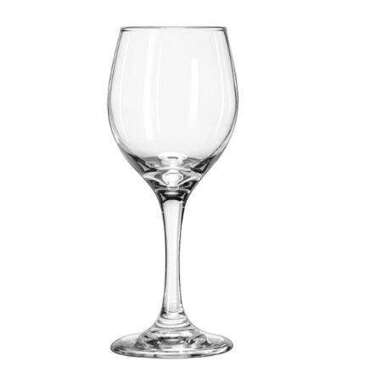 LIBBEY GLASS Wine Glass, 8 oz., one-piece, (24/Case) Libbey 3065