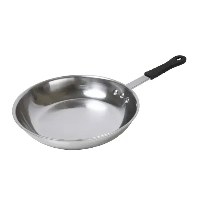 Libertyware Libertyware 12 5/8" 3000 Series Aluminum Fry Pan with Silicone Handle and Riveted Construction
