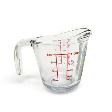 LIBRA WHOLESALE INC. Measuring Cup 8oz, Glass, Clear, Libra Wholesale 195-91659