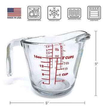 LIBRA WHOLESALE INC. Measuring Cup, Glass, Libra Wholesale 195-91660LIB