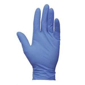 LIFE GUARD Gloves, Medium, Nitrile, Powder-Free, Sanitex, (100/Box) Lifeguard 6393-M
