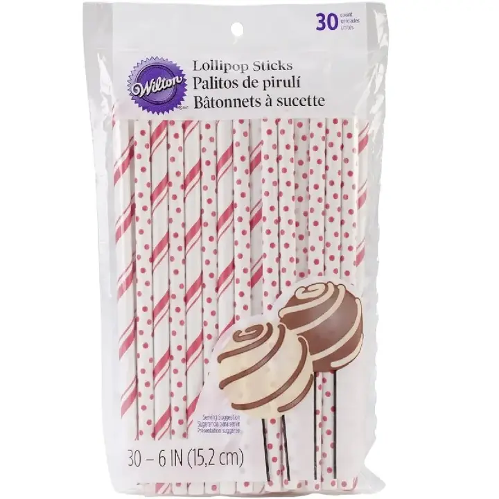 WILTON ENTERPRISES INC Lolli Stick, Red, Wilton 1912-4002