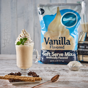 Soft Serve Mix, 6 Lb, Vanilla, (6/Case), Frostline Frozen Treats P7700