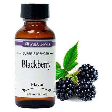 LORANN OILS Flavor, 1 OZ, Blackberry, Lorann Oils 0230-0500