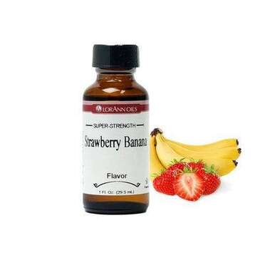 LORANN OILS Oil Flavor, 1 Oz., Strawberry Banana, Lorann 0711