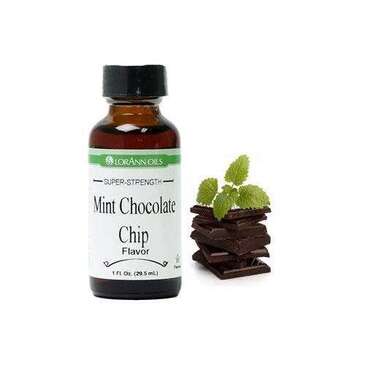 LORANN OILS Oil Flavor, 1 Oz., Mint Chocolate Chip, Lorann 0850