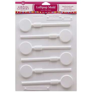 LORANN OILS Lollipop Mold, 6 Ct, LorAnn Oils 5589-0000