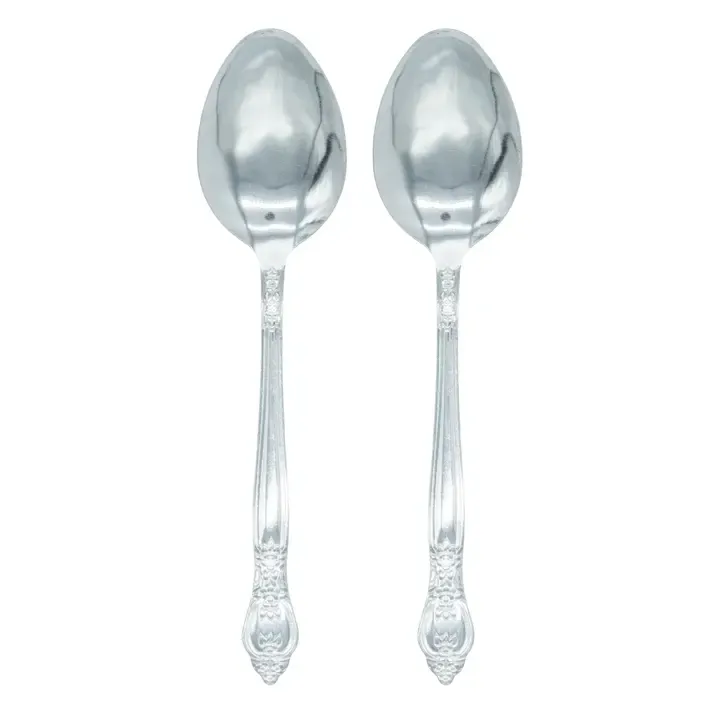 Oneida Tablespoon; Majestic; Stainless steel; Polished finish; Durable; Easy to clean.