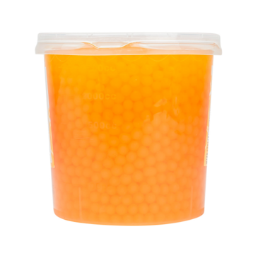 Mango Popping Pearls, 7lbs, Orange, (4/Case), Tea Zone B2051