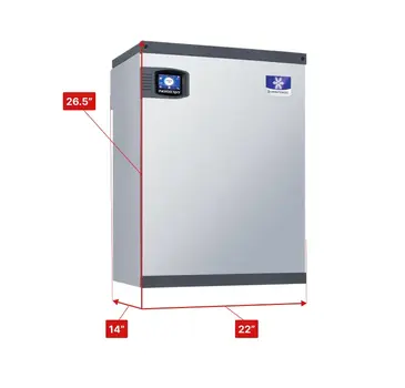 Manitowoc IBF0820C Ice Maker, Cube-Style