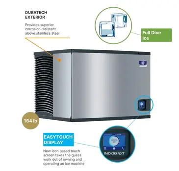 Manitowoc IDF0500N Ice Maker, Cube-Style