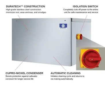 Manitowoc IDT1900WM Ice Maker, Cube-Style