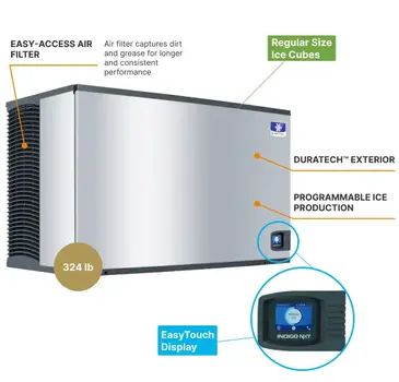 Manitowoc IRT1900N Ice Maker, Cube-Style