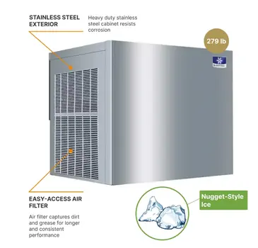 Manitowoc RNF2000C Ice Maker, Nugget-Style