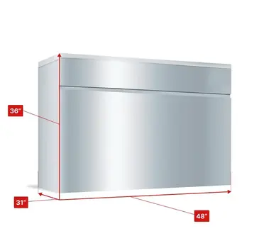 Manitowoc SYT3000W Ice Maker, Cube-Style