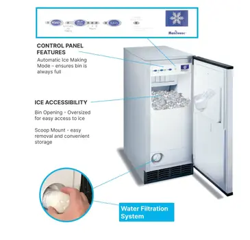 Manitowoc UCP0500 Ice Maker With Bin, Cube-Style