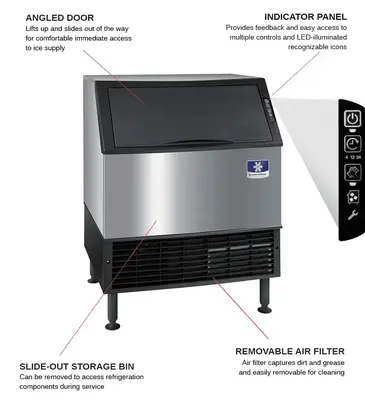 Manitowoc UDP0310A Ice Maker With Bin, Cube-Style