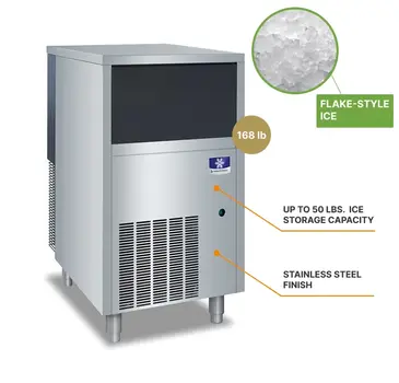Manitowoc UFP0200A Ice Maker With Bin, Flake-Style
