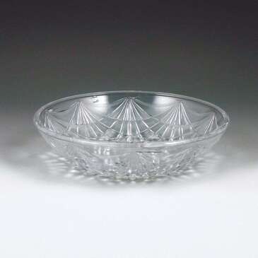 MARYLAND PLASTICS Dessert Bowl, 6", Clear, Plastic, Maryland MPI0600