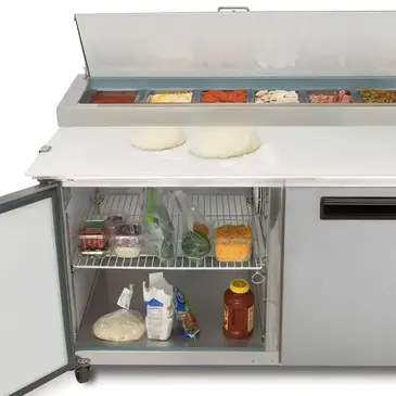 Maxx Cold MXCPP70HC Refrigerated Counter, Pizza Prep Table