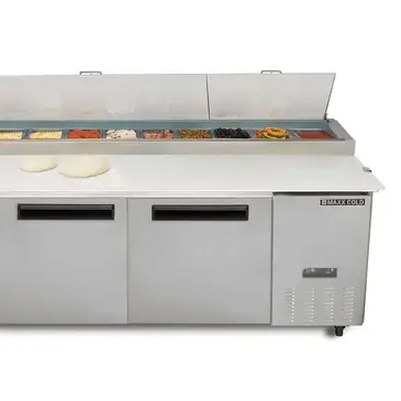 Maxx Cold MXCPP92HC Refrigerated Counter, Pizza Prep Table