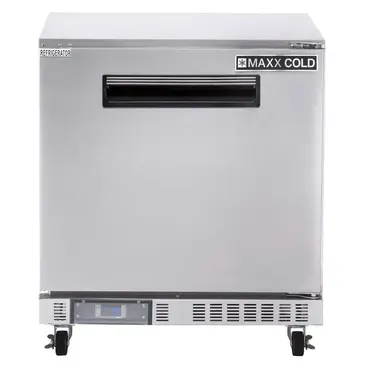 Maxx Cold MXCR27U-FBHC Refrigerator, Undercounter, Reach-In