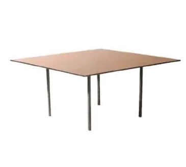 Maywood Furniture DLDEL60SQ Folding Table, Square