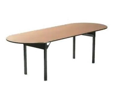 Maywood Furniture DLORIG3672RACE Folding Table, Oval