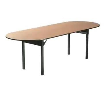 Maywood Furniture DLORIG3696RACE Folding Table, Oval