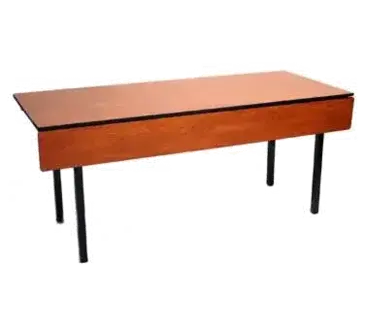 Maywood Furniture DLTRAIN1872 Folding Table, Rectangle