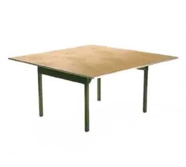 Maywood Furniture DPORIG66SQ Folding Table, Square