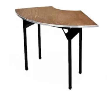 Maywood Furniture DPORIG9030CR6 Folding Table, Serpentine/Crescent