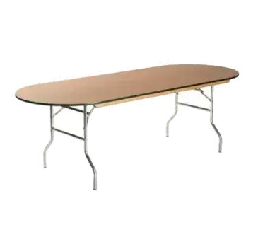 Maywood Furniture ML3072RACE Folding Table, Oval